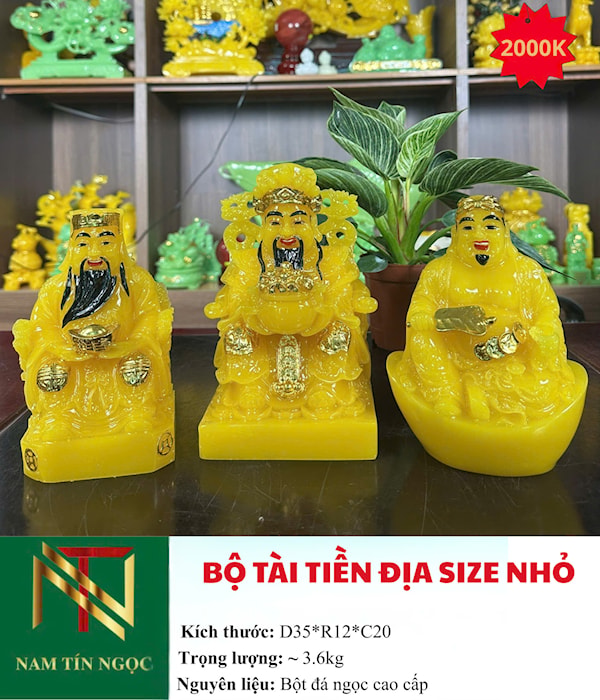 BỘ TIỀN TÀI ĐỊA SIZE NHỎ